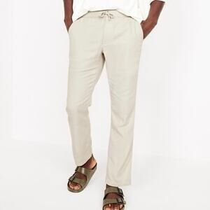 NWT Old Navy Weekender Straight Leg Pant Mens XXL Wishbone Ivory
